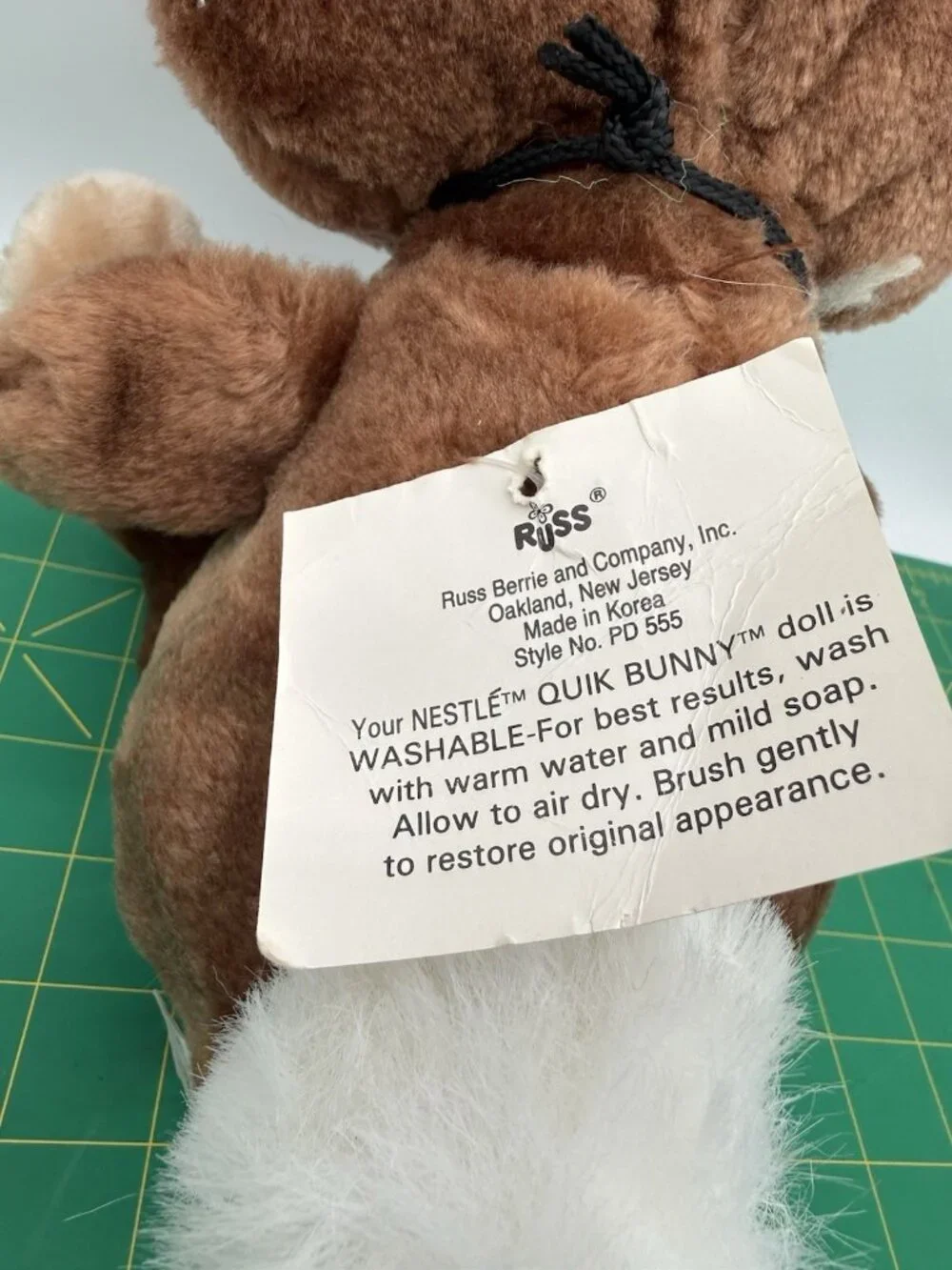 1985 Vintage Nestle Quick Bunny Rabbit Plush 20